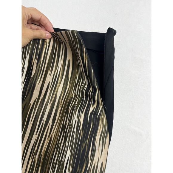 Diane Von Furstenberg DVF Emma Mikado IKAT Silk Wool Blend Skirt Size 12 New - Picture 5 of 10